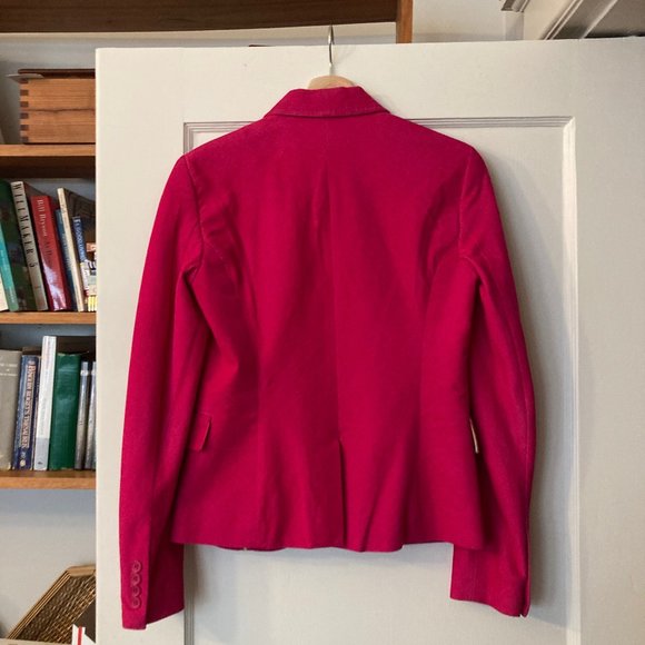 Hot Pink Neon Corduroy Jacket Blazer - Picture 6 of 6